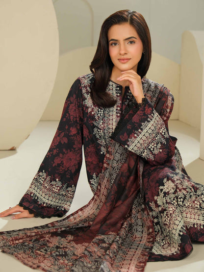 3 Piece Lawn Suit-Paste Print (Unstitched)