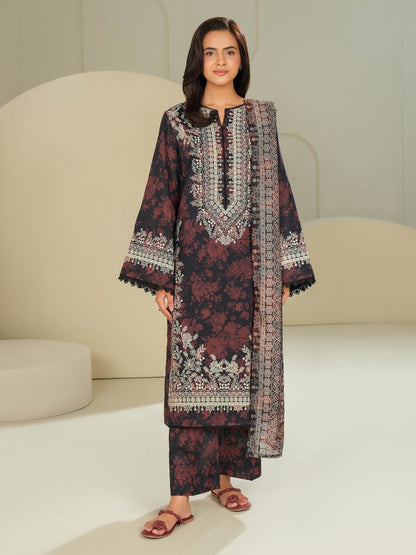 3 Piece Lawn Suit-Paste Print (Unstitched)