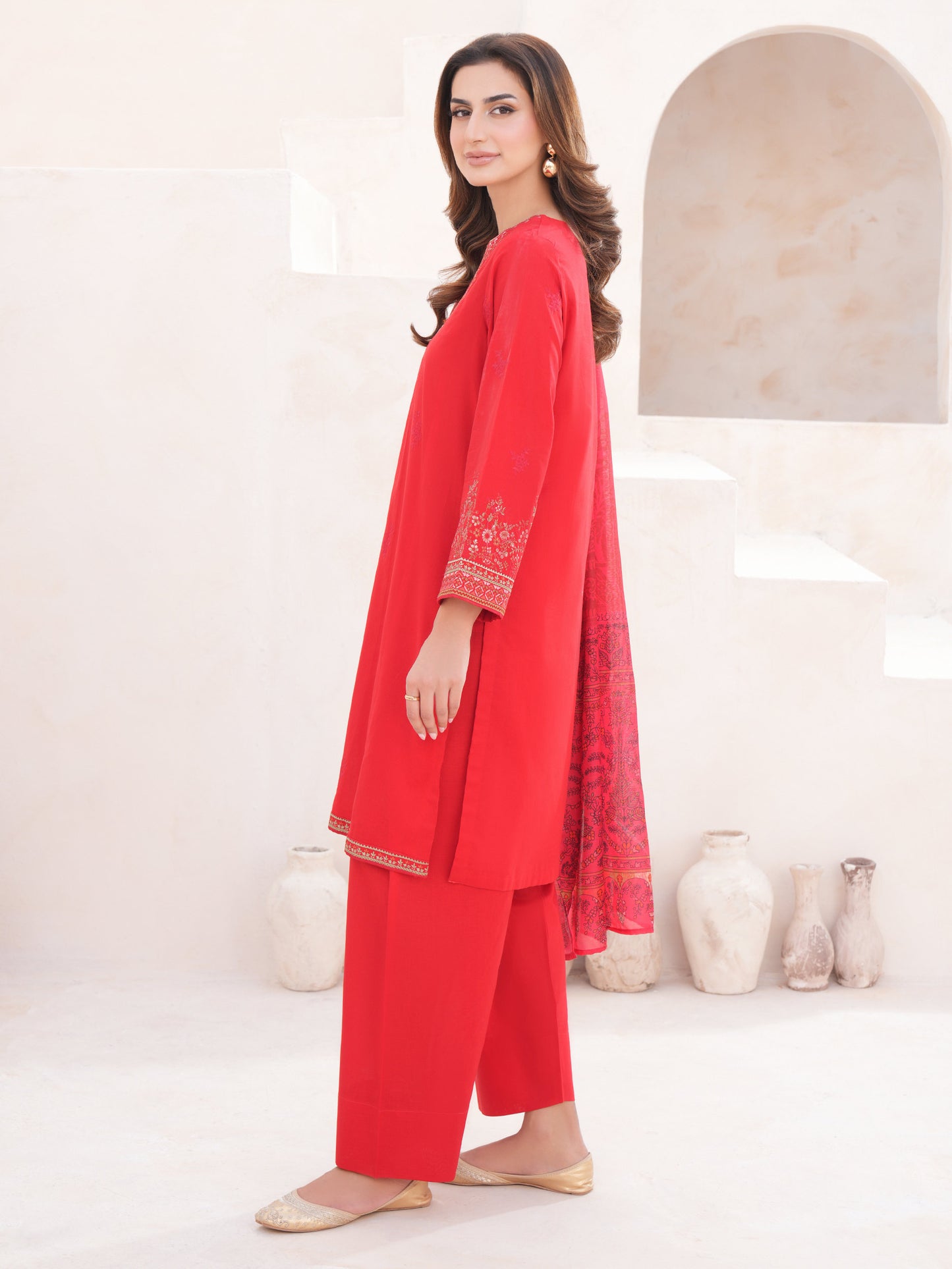 3 Piece Lawn Suit-Embroidered (Unstitched)