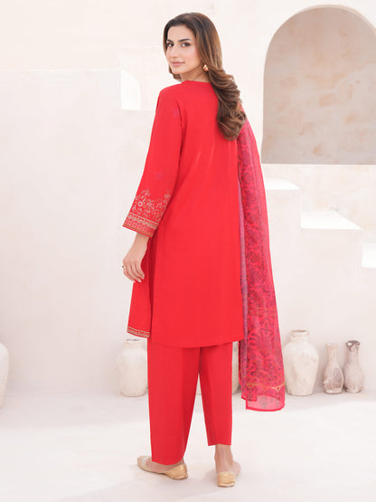 3 Piece Lawn Suit-Embroidered (Unstitched)
