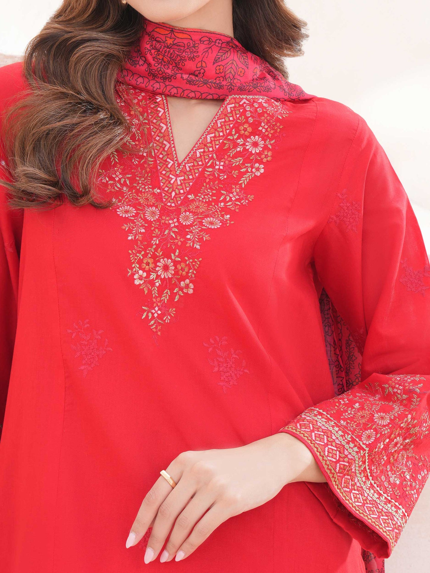 3 Piece Lawn Suit-Embroidered (Unstitched)