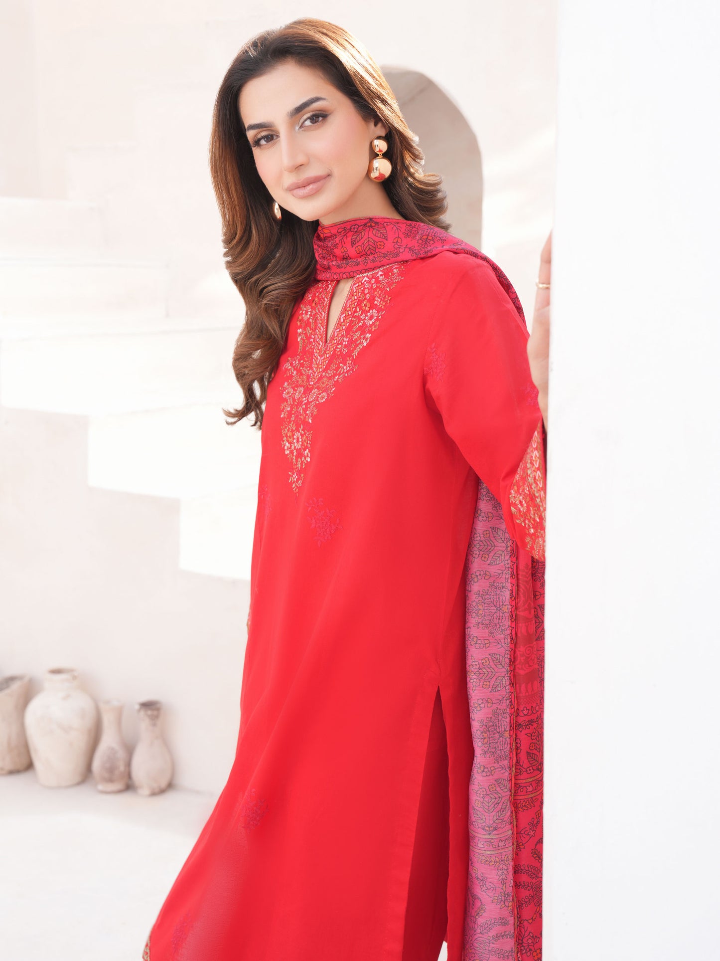 3 Piece Lawn Suit-Embroidered (Unstitched)