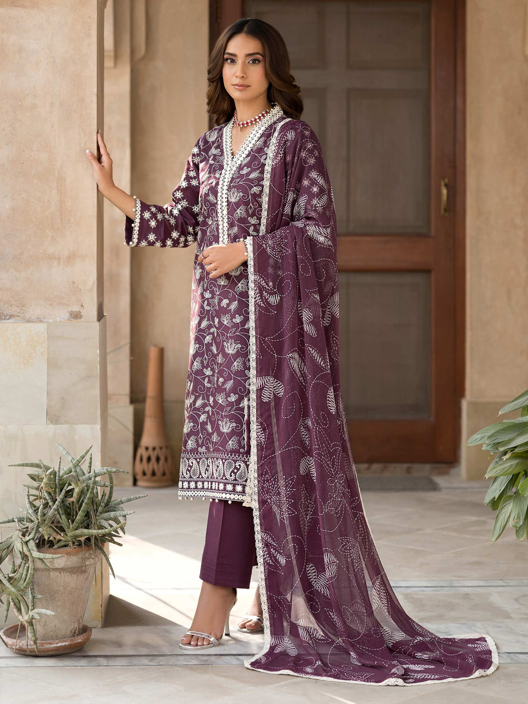 3 PC Unstitched Lawn Dress Collection