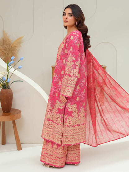 3 Piece Lawn Suit-Paste Print (Unstitched)