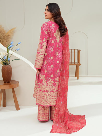 3 Piece Lawn Suit-Paste Print (Unstitched)