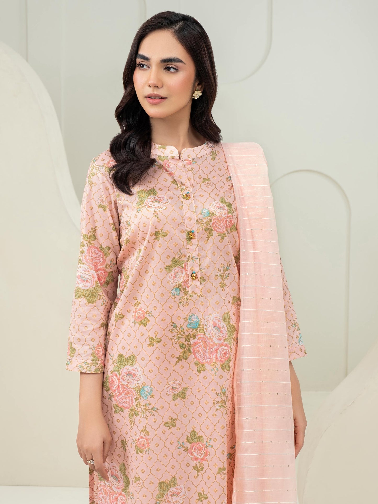 3 Piece Lawn Suit-Paste Print (Unstitched)