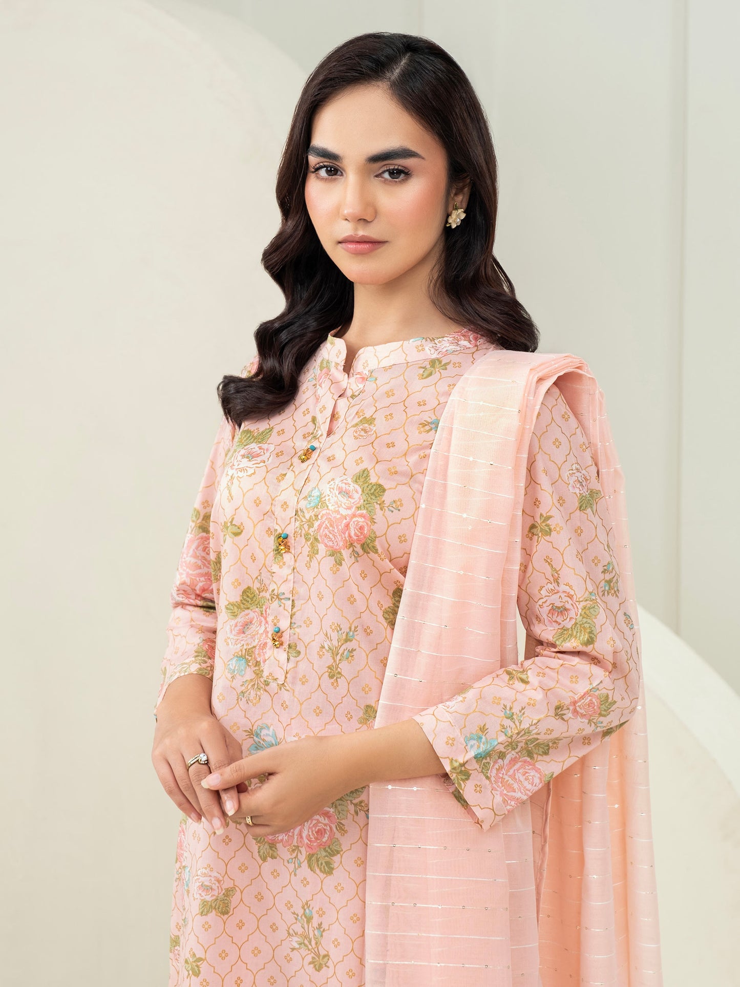 3 Piece Lawn Suit-Paste Print (Unstitched)