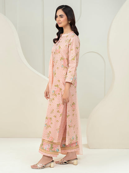 3 Piece Lawn Suit-Paste Print (Unstitched)