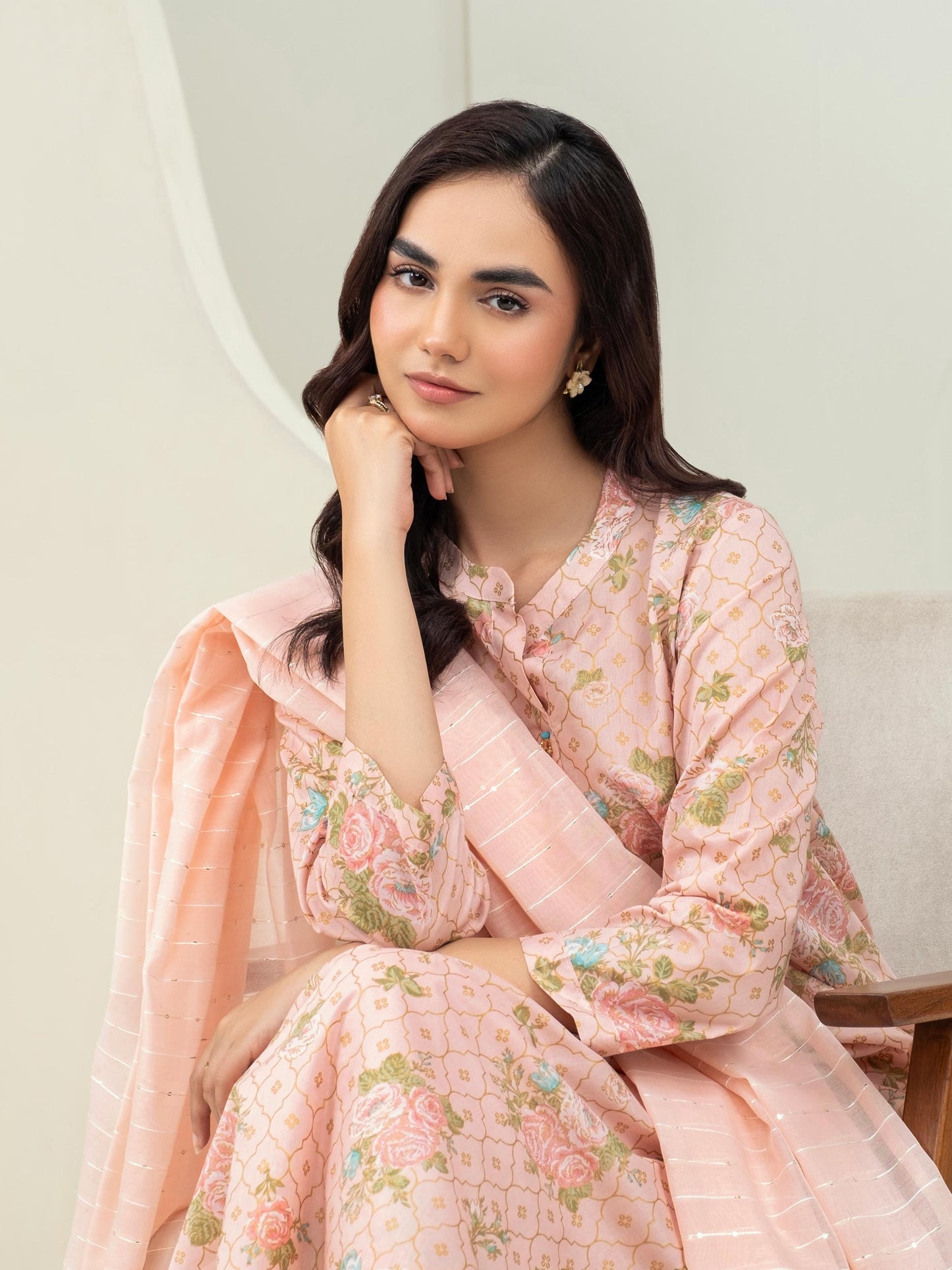 3 Piece Lawn Suit-Paste Print (Unstitched)