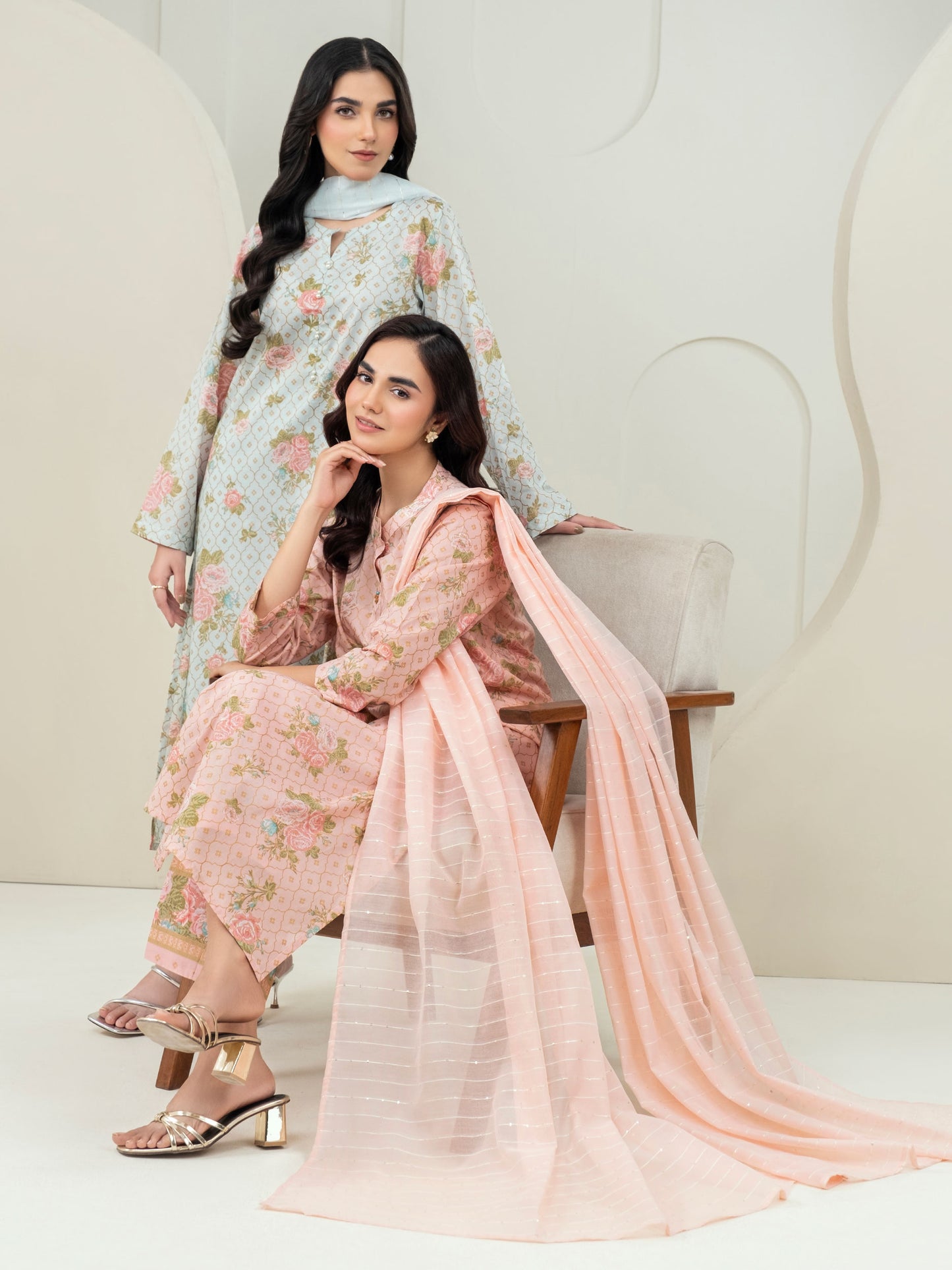 3 Piece Lawn Suit-Paste Print (Unstitched)