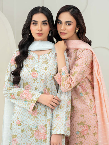 3 Piece Lawn Suit-Paste Print (Unstitched)