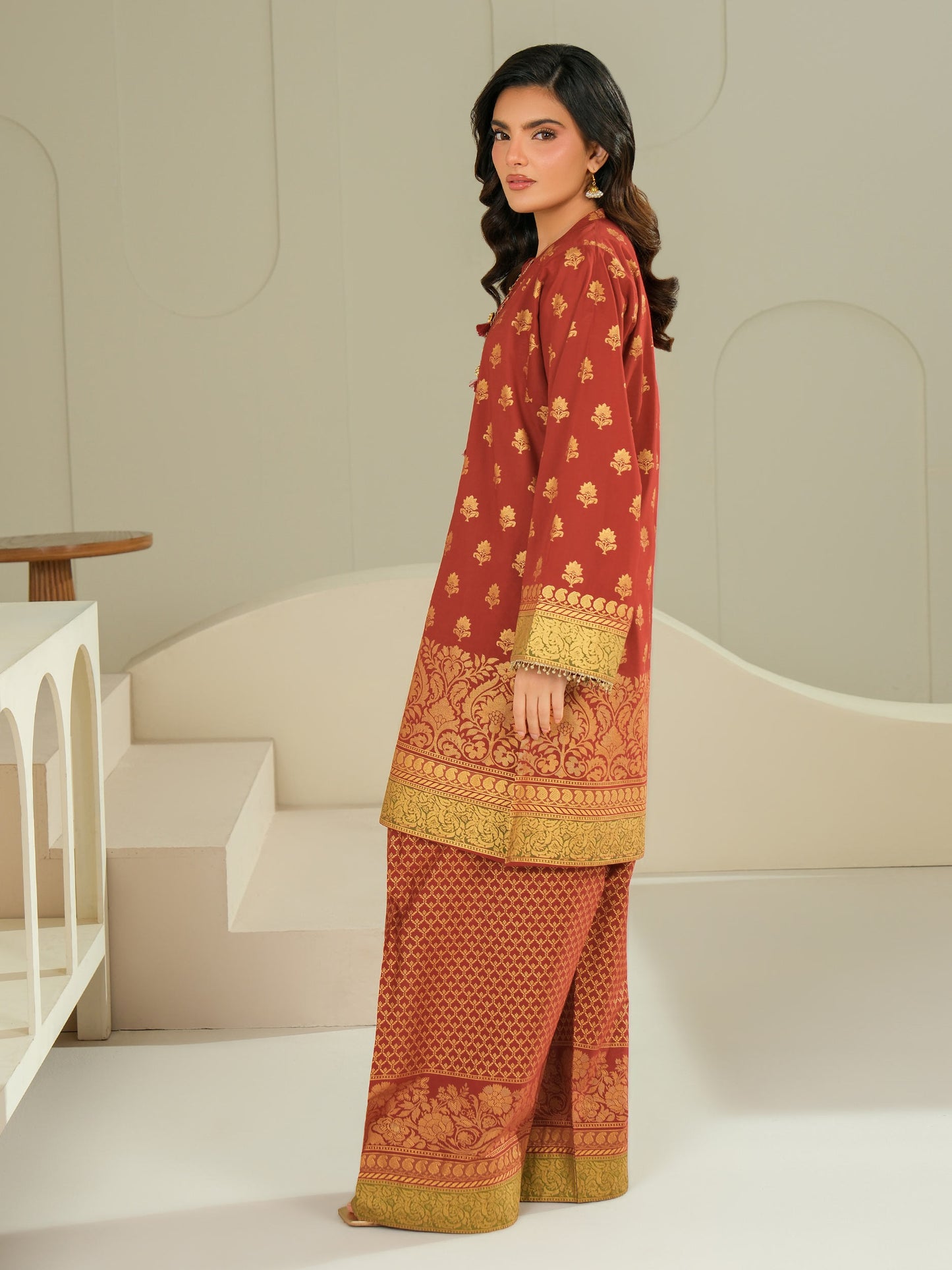 2 Piece Lawn Suit-Paste Print (Unstitched)