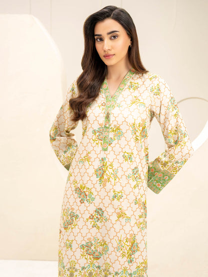 2 Piece Paste Print-Suit (Unstitched)