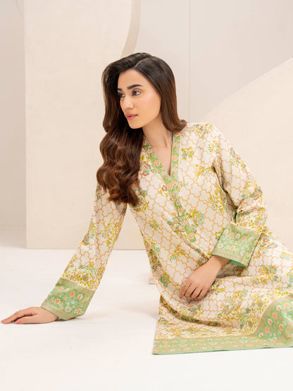2 Piece Paste Print-Suit (Unstitched)