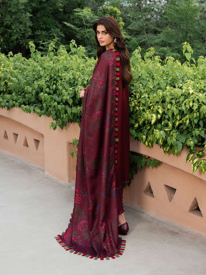 3 Piece Khaddar Suit-Embroidered (Unstitched)