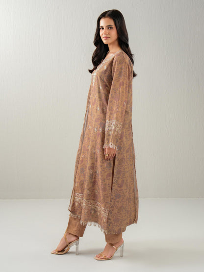 3 Piece Khaddar Suit-Embroidered (Unstitched)