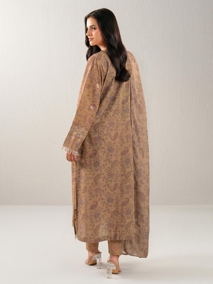 3 Piece Khaddar Suit-Embroidered (Unstitched)