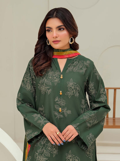 3 Piece Lawn Suit-Paste Print (Unstitched)