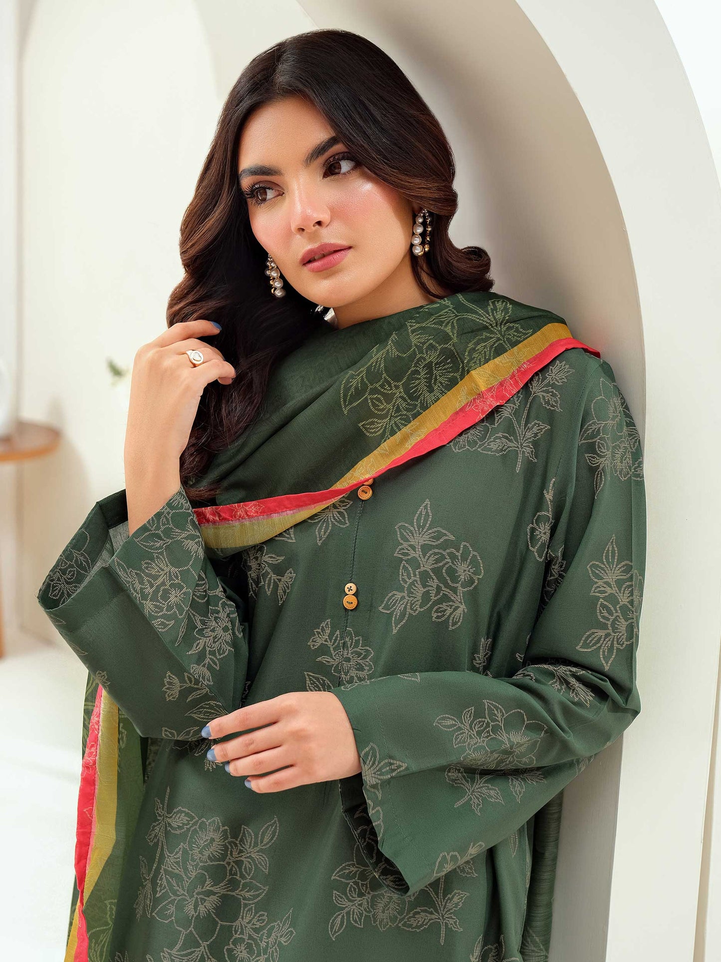 3 Piece Lawn Suit-Paste Print (Unstitched)