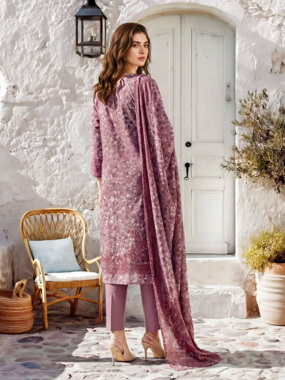 3 Piece Khaddar Suit- Embroidered (Unstitched)