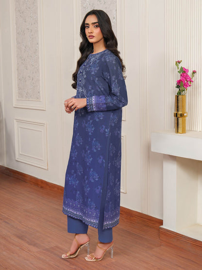 2 Piece Khaddar Suit-Embroidered (Unstitched)