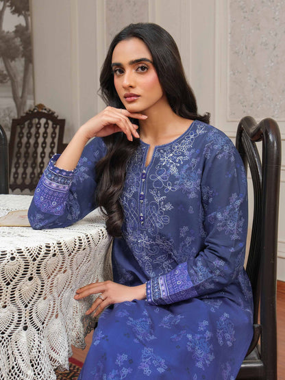 2 Piece Khaddar Suit-Embroidered (Unstitched)