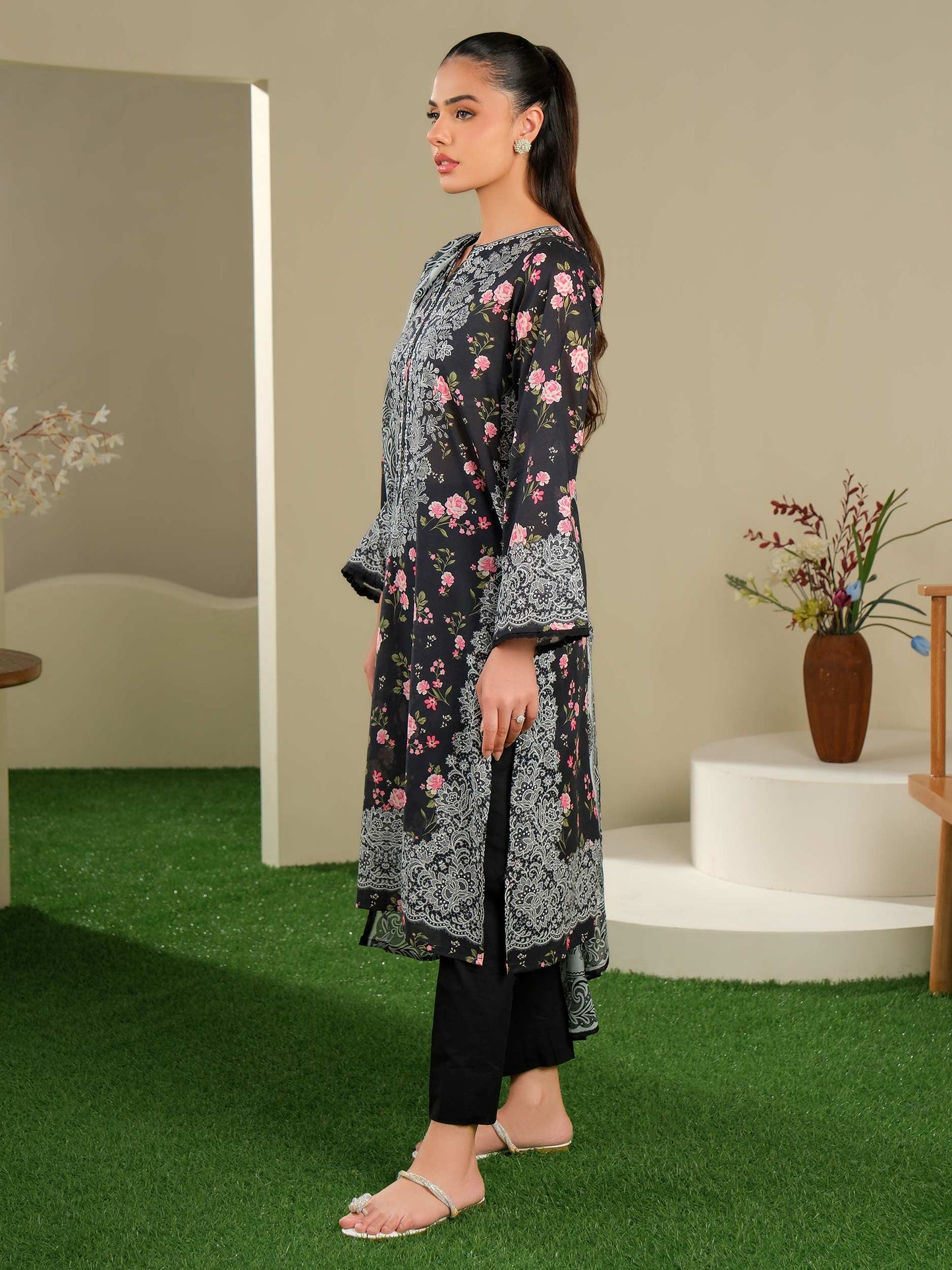 2 Piece Lawn Suit-Printed (Unstitched)