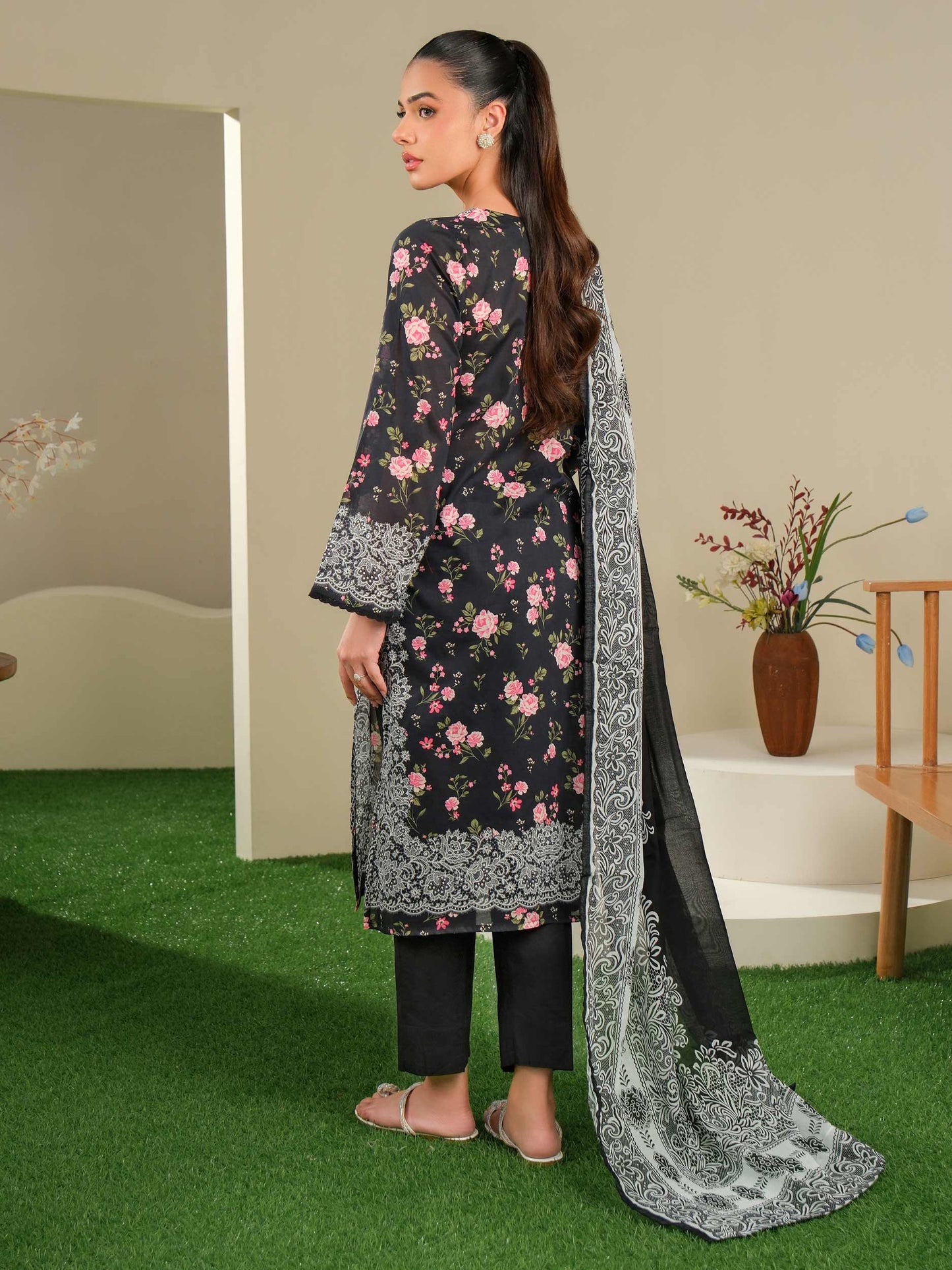 2 Piece Lawn Suit-Printed (Unstitched)