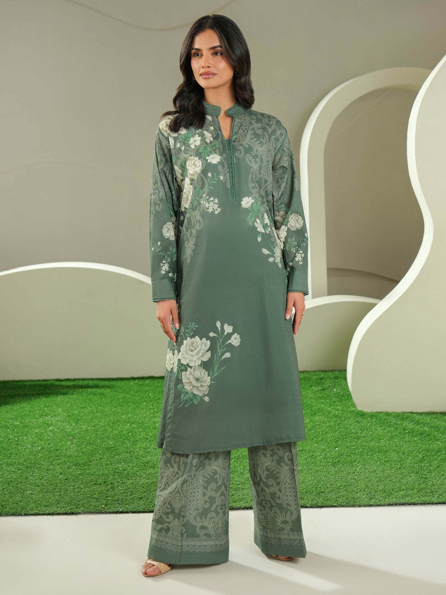 2 Piece Lawn Suit-Printed (Unstitched)