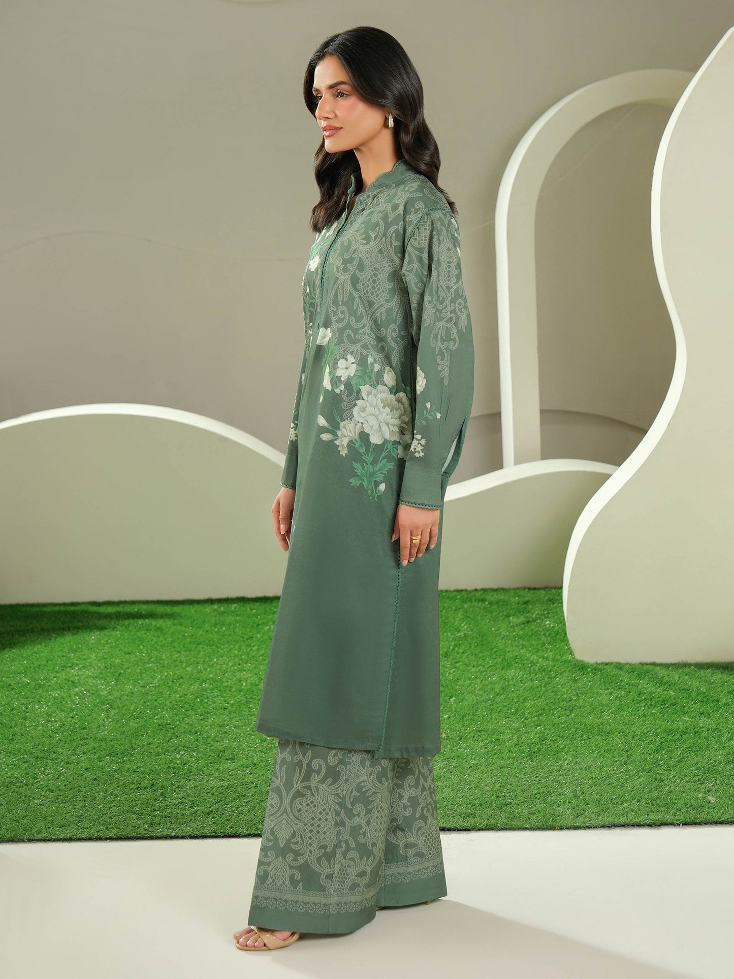 2 Piece Lawn Suit-Printed (Unstitched)
