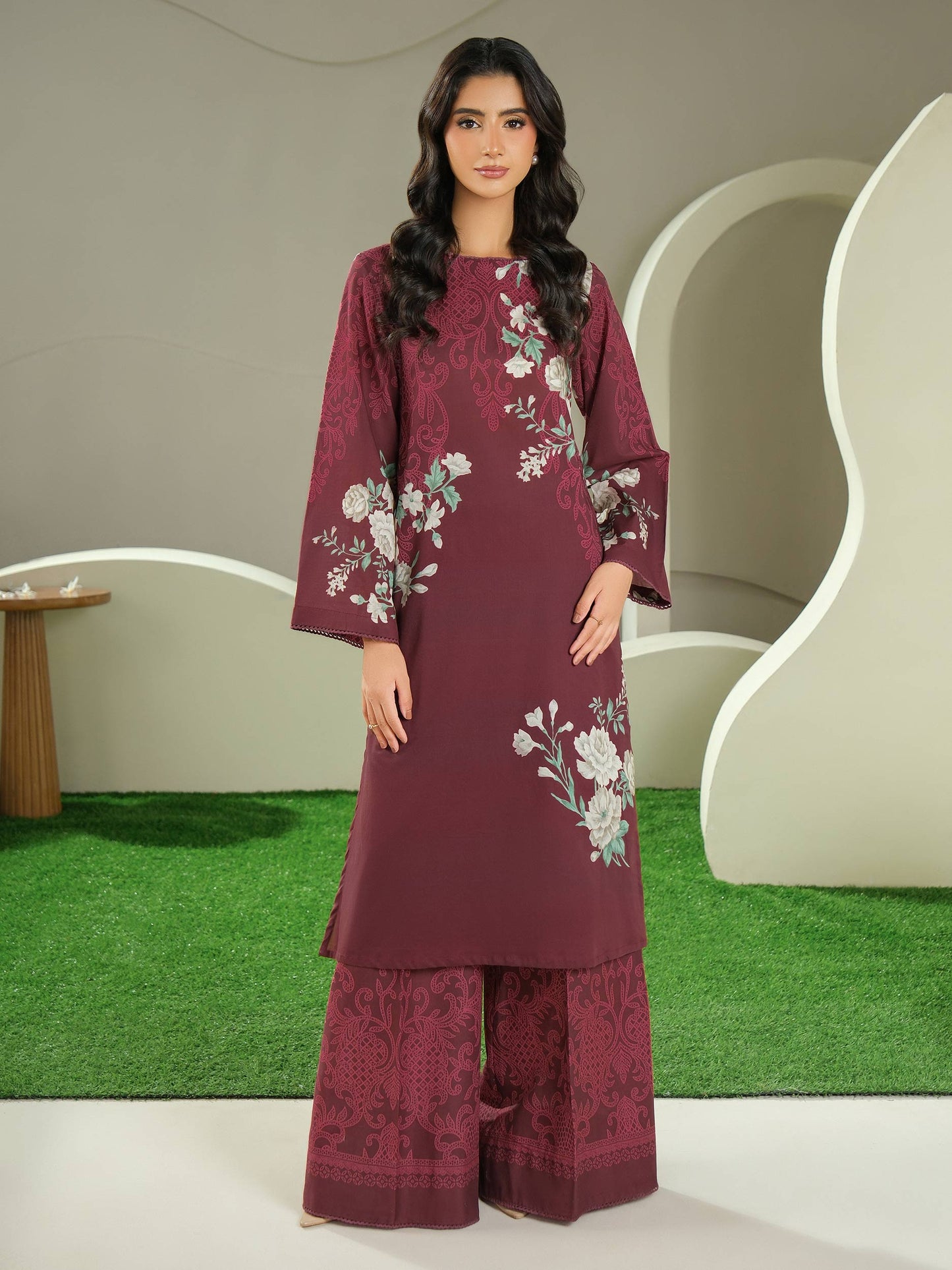 2 Piece Lawn Suit-Printed (Unstitched)