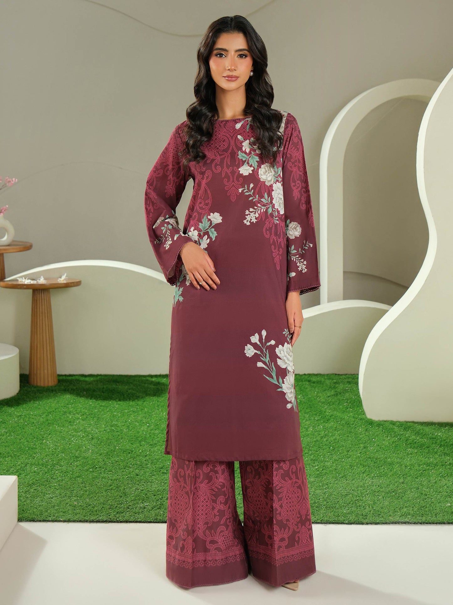 2 Piece Lawn Suit-Printed (Unstitched)