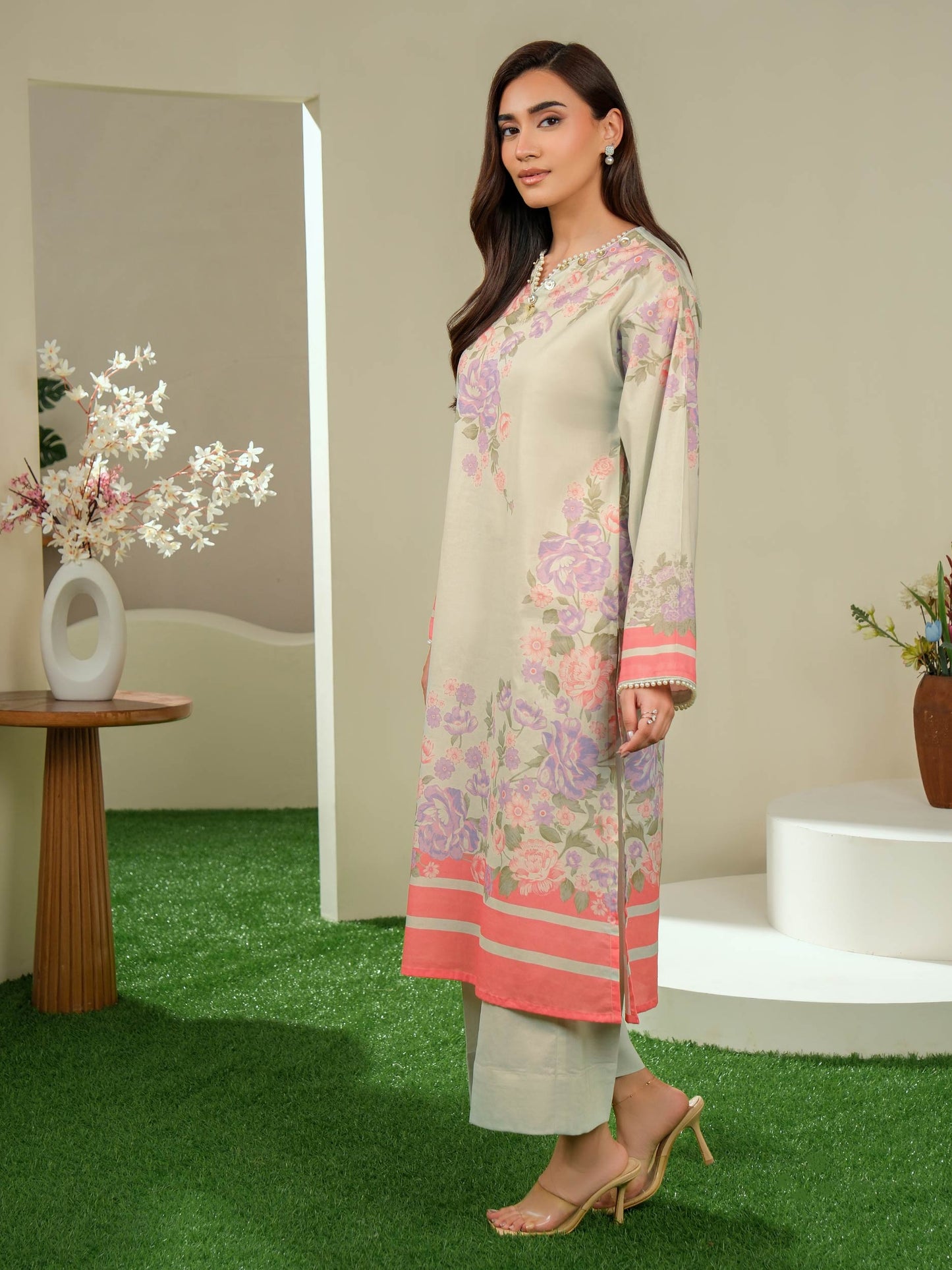 2 Piece Lawn Suit-Printed (Unstitched)