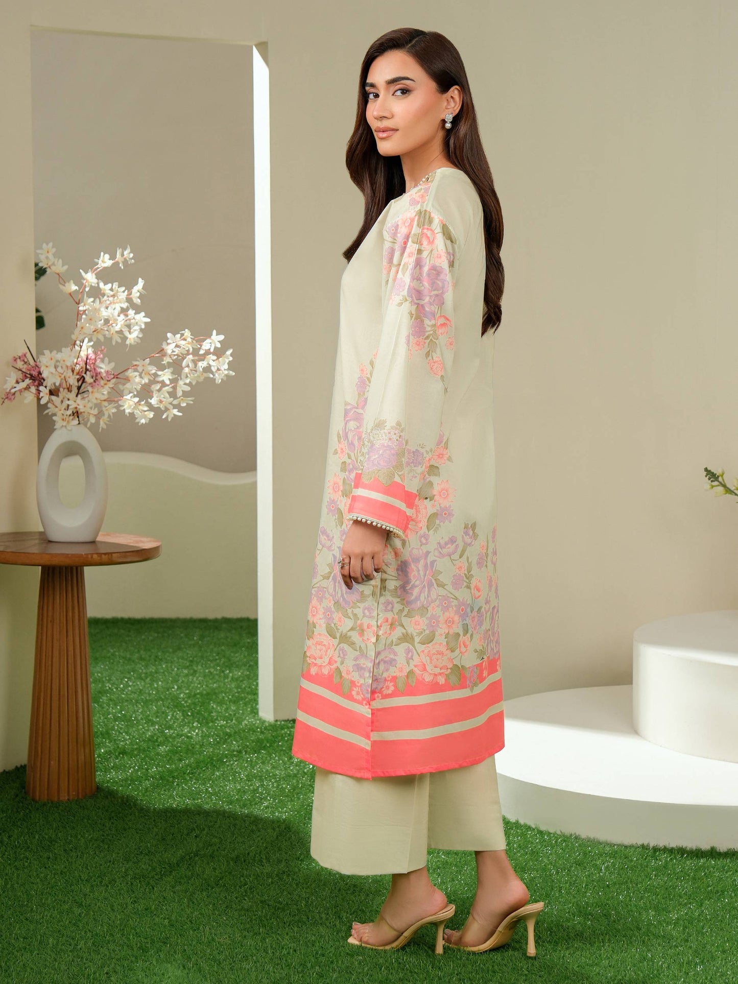 2 Piece Lawn Suit-Printed (Unstitched)