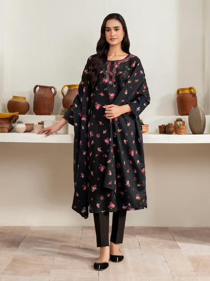 3 Piece Khaddar Suit-Embroidered (Unstitched)