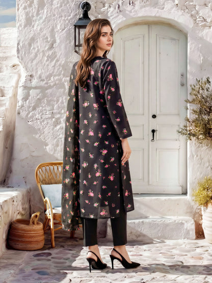 3 Piece Khaddar Suit-Embroidered (Unstitched)