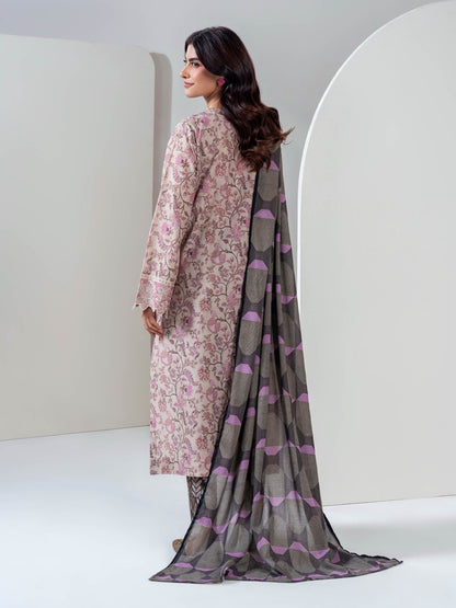 3 Piece Khaddar Suit-Embroidered (Unstitched)