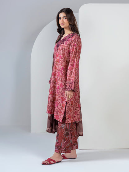3 Piece Khaddar Suit-Embroidered (Unstitched)