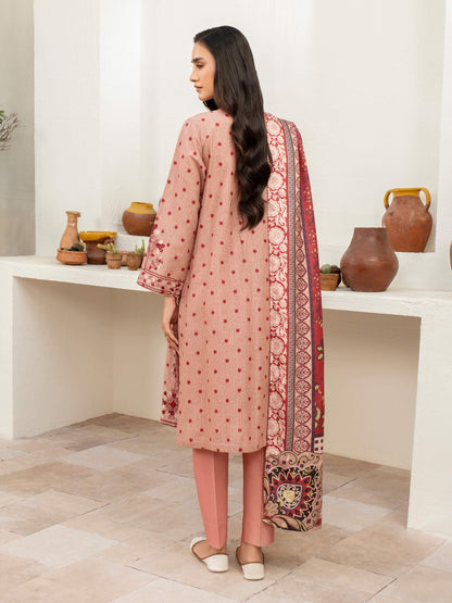 3 Piece Khaddar Suit-Embroidered (Unstitched)