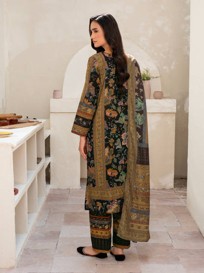 3 Piece Khaddar Suit-Embroidered (Unstitched)