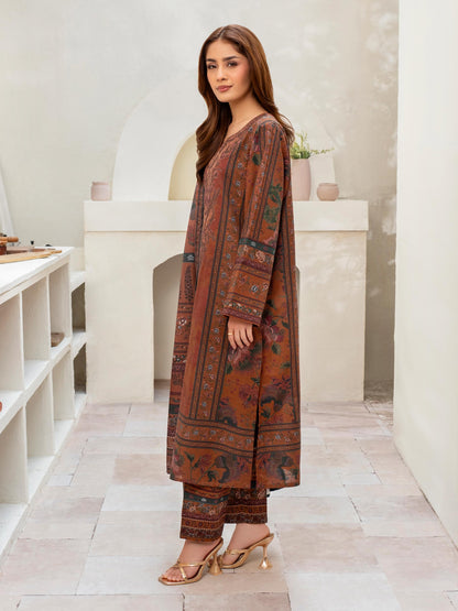 3 Piece Khaddar Suit-Embroidered (Unstitched)