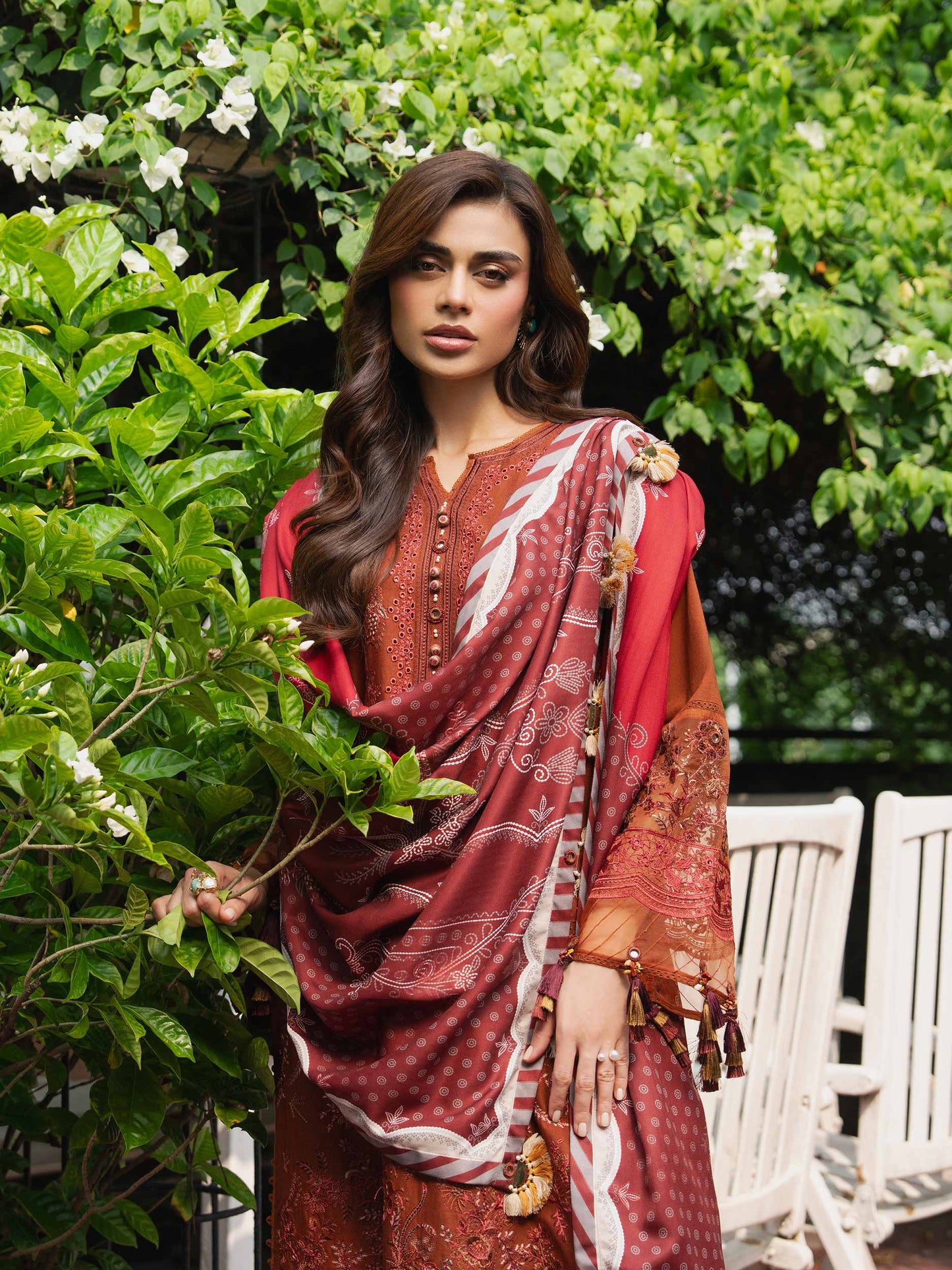 3 Piece Khaddar Suit-Embroidered (Unstitched)