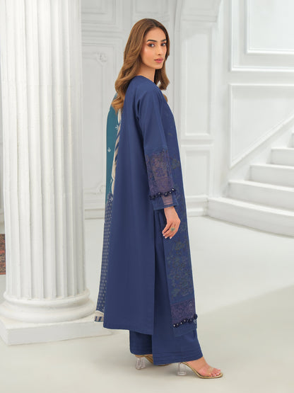 3 Piece Khaddar Suit-Embroidered (Unstitched)