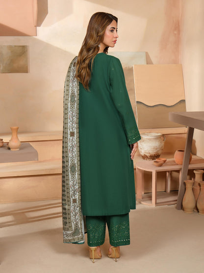 3 Piece Khaddar Suit-Embroidered (Unstitched)