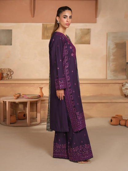 3 Piece Khaddar Suit-Embroidered (Unstitched)