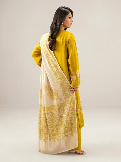 3 Piece Karandi Suit-Embroidered (Unstitched)