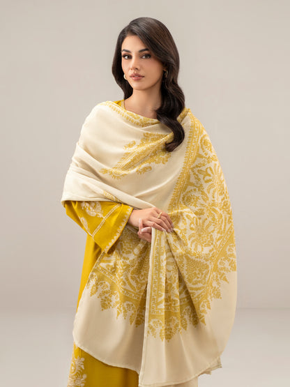 3 Piece Karandi Suit-Embroidered (Unstitched)