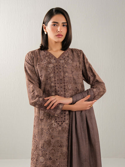 3 Piece Khaddar Suit-Embroidered (Unstitched)