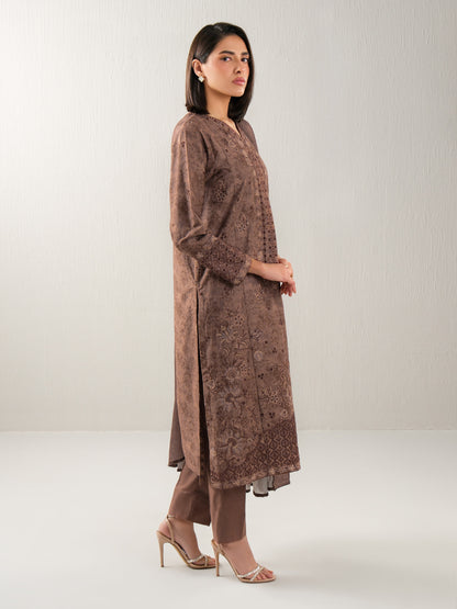 3 Piece Khaddar Suit-Embroidered (Unstitched)