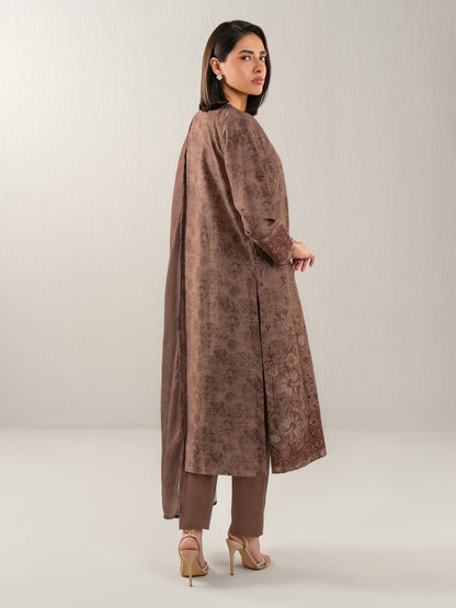 3 Piece Khaddar Suit-Embroidered (Unstitched)